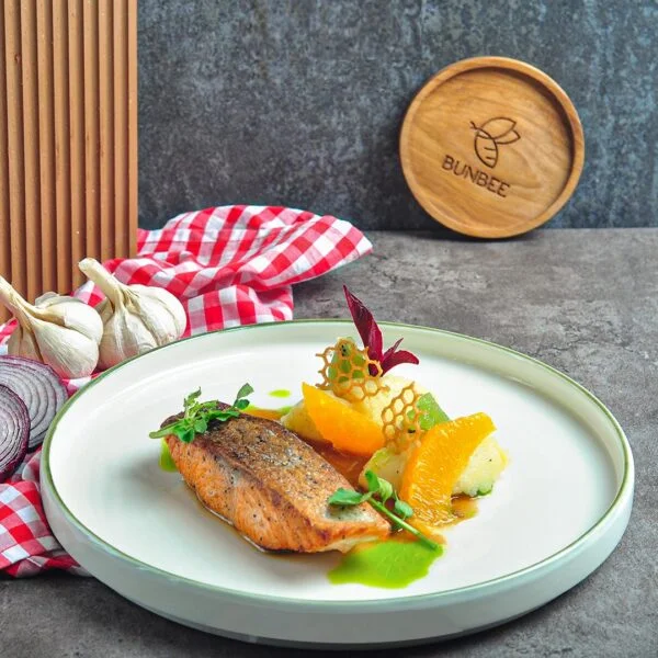 Crispy Skin Salmon Steak