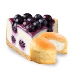 Cream Bun & Blueberry Cheesecake