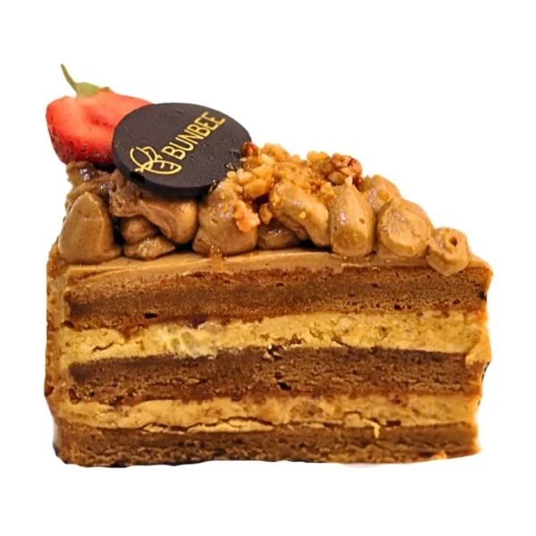 Mocha Nougat Slice Cake