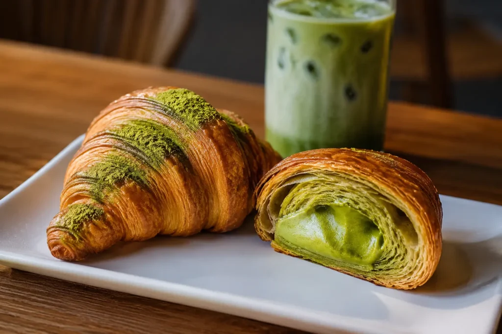 matcha croissant